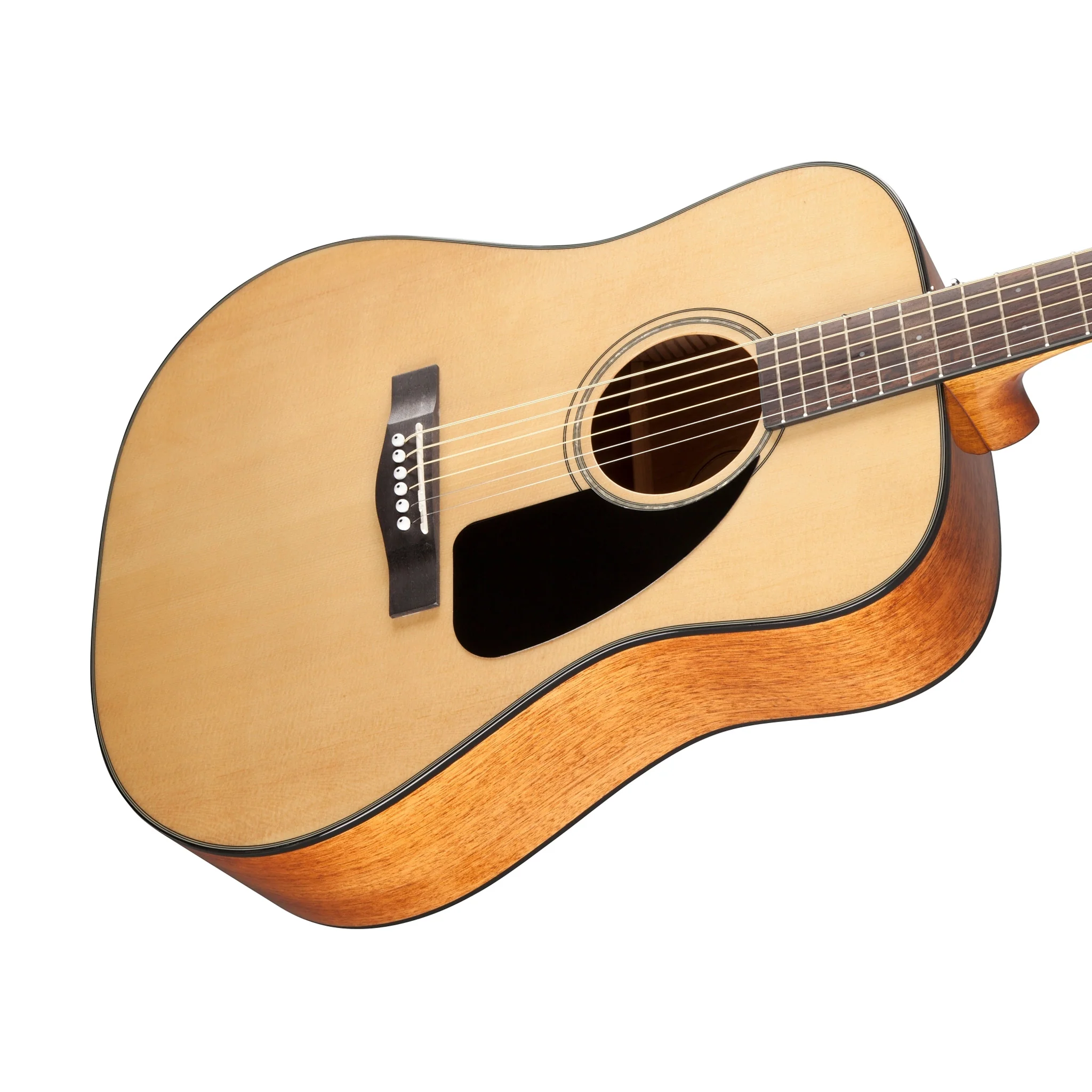 Fender CD-60 Dreadnought V3 DS Acoustic Guitar, Walnut FB, Natural - Image 5