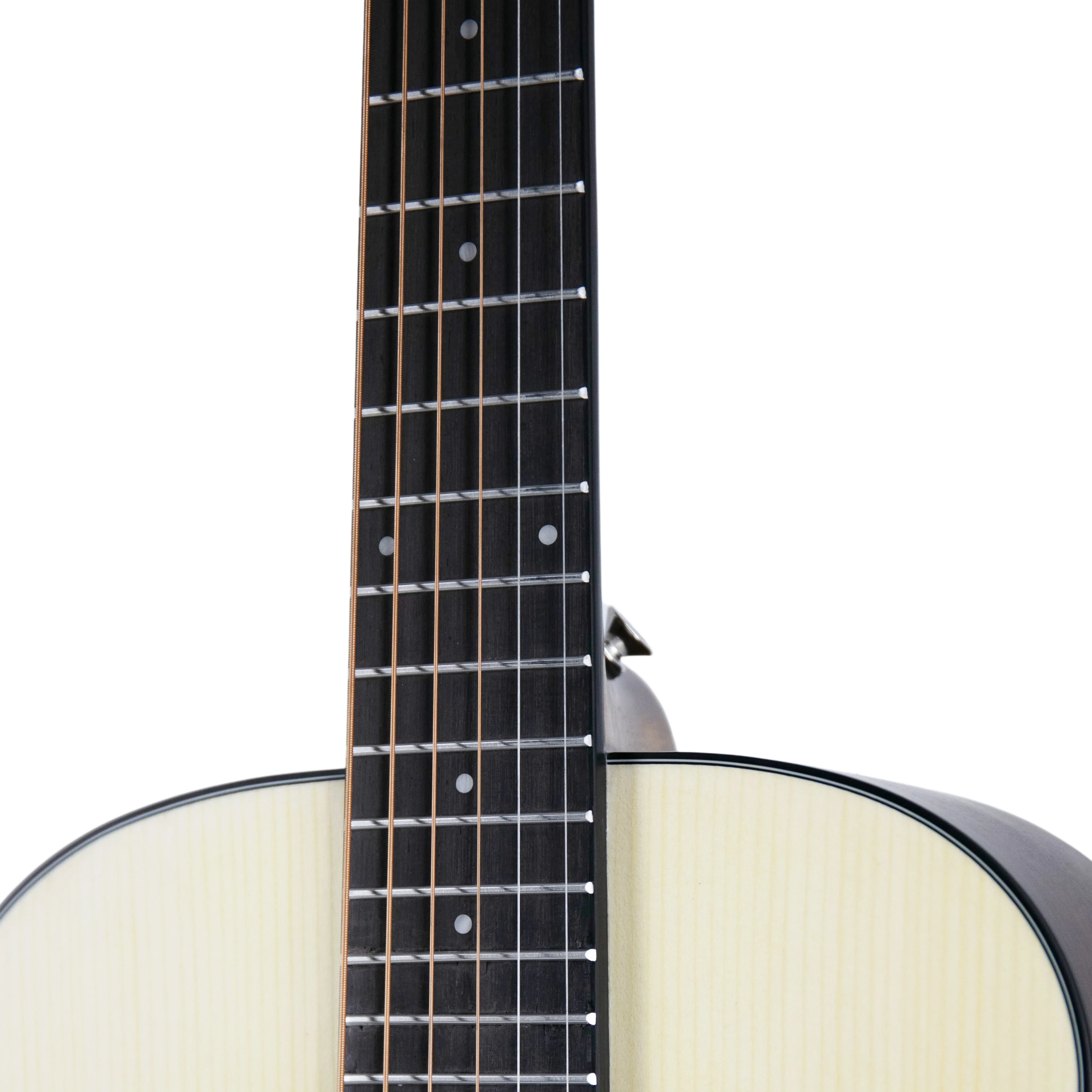 Harmony Foundation Series Terra Petite OM Acoustic Guitar w/Bag, Natural Satin - Image 10