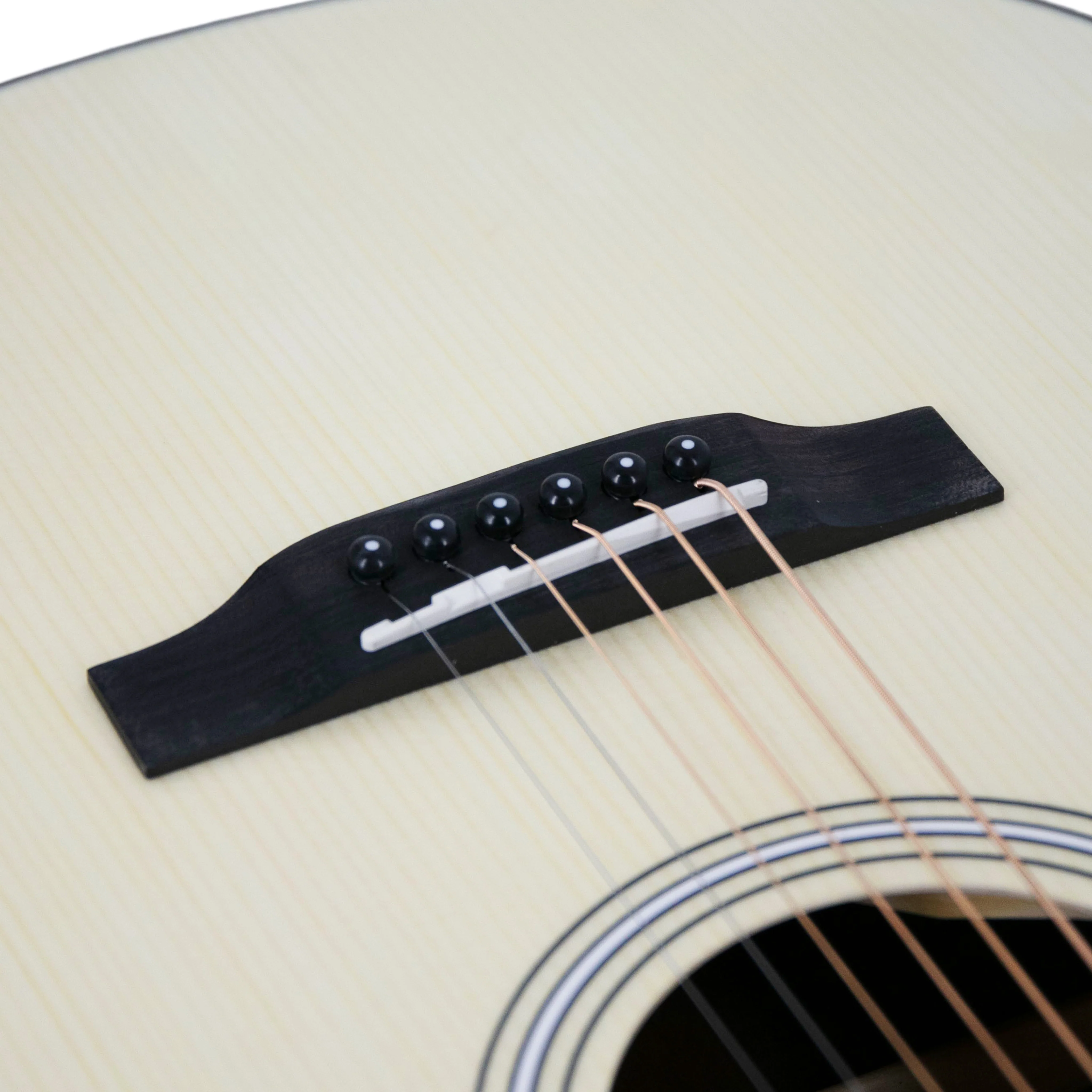 Harmony Foundation Series Terra Petite OM Acoustic Guitar w/Bag, Natural Satin - Image 13