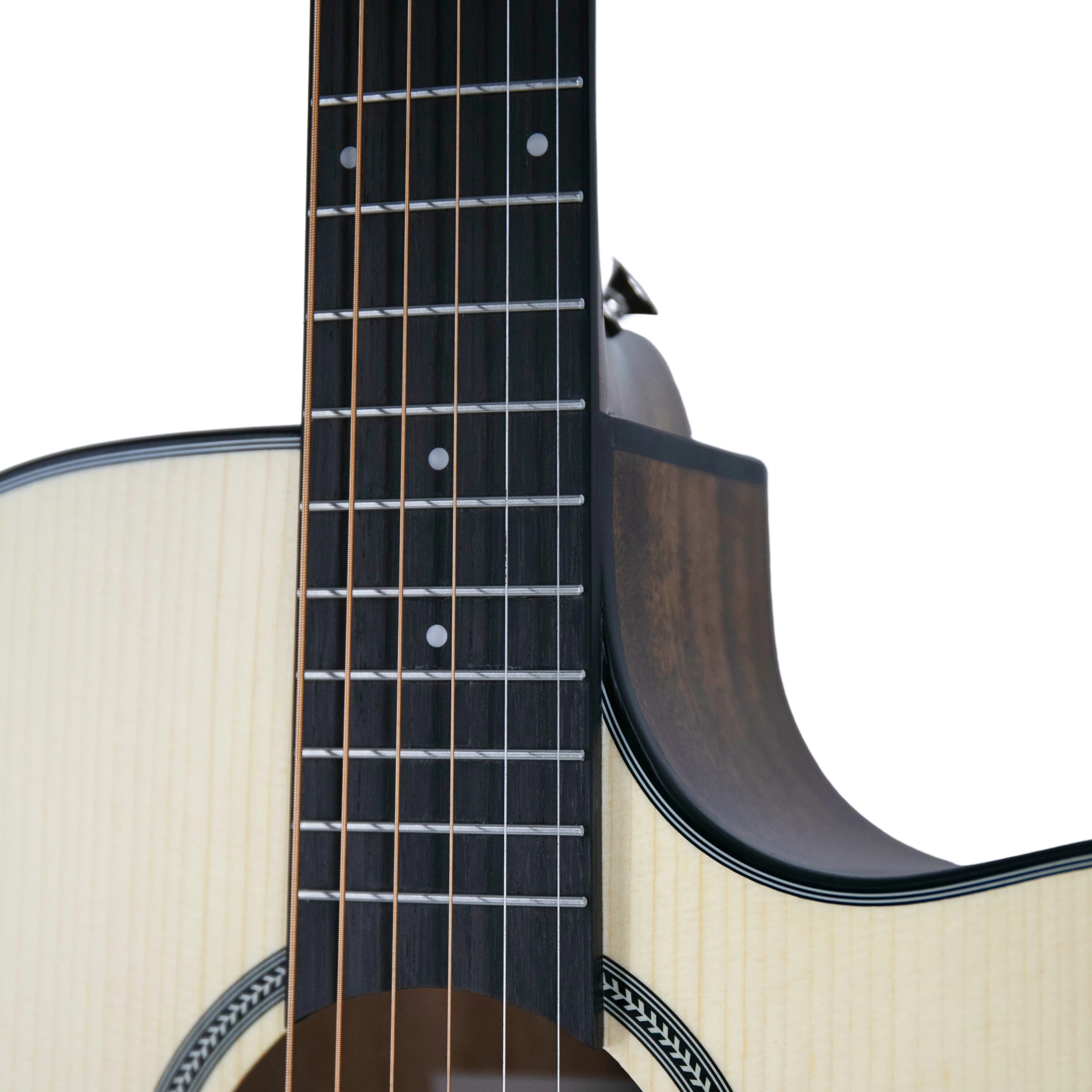 Harmony Foundation Series Terra ST GA Cutaway Acoustic Guitar, Natural Satin - Image 10